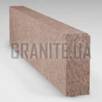 Бордюр из Лезниковского гранита 200x80x1000 пиленый