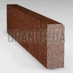 Бордюр из Лезниковского гранита 200x80x1000 полированный