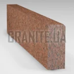 Бордюр из Лезниковского гранита 200x80x1000 термообработанный