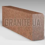 Бордюр из Лезниковского гранита 300x150x1000 термообработанный