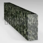 Бордюр из Луковецкого анортозита 200x80x1000 полированный