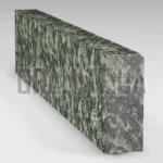 Бордюр из Луковецкого анортозита 200x80x1000 термообработанный
