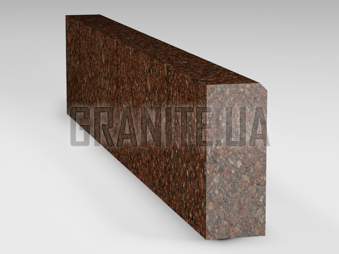 Bordyur-iz-Tokovskogo-granita-200x80x1000-polirovannyj-foto Бордюр из Токовского гранита 200x80x1000 полированный — изображение 1
