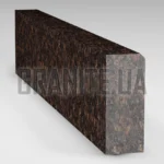 Бордюр из Жадановского гранита 200x80x1000 полированный