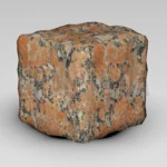 Брусчатка из Капустинского гранита 100x100x100 галтованная