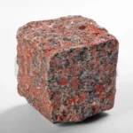 Брусчатка из Капустинского гранита 100x100x100 колотая