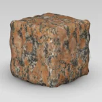 Брусчатка из Капустинского гранита 150x150x150 галтованная