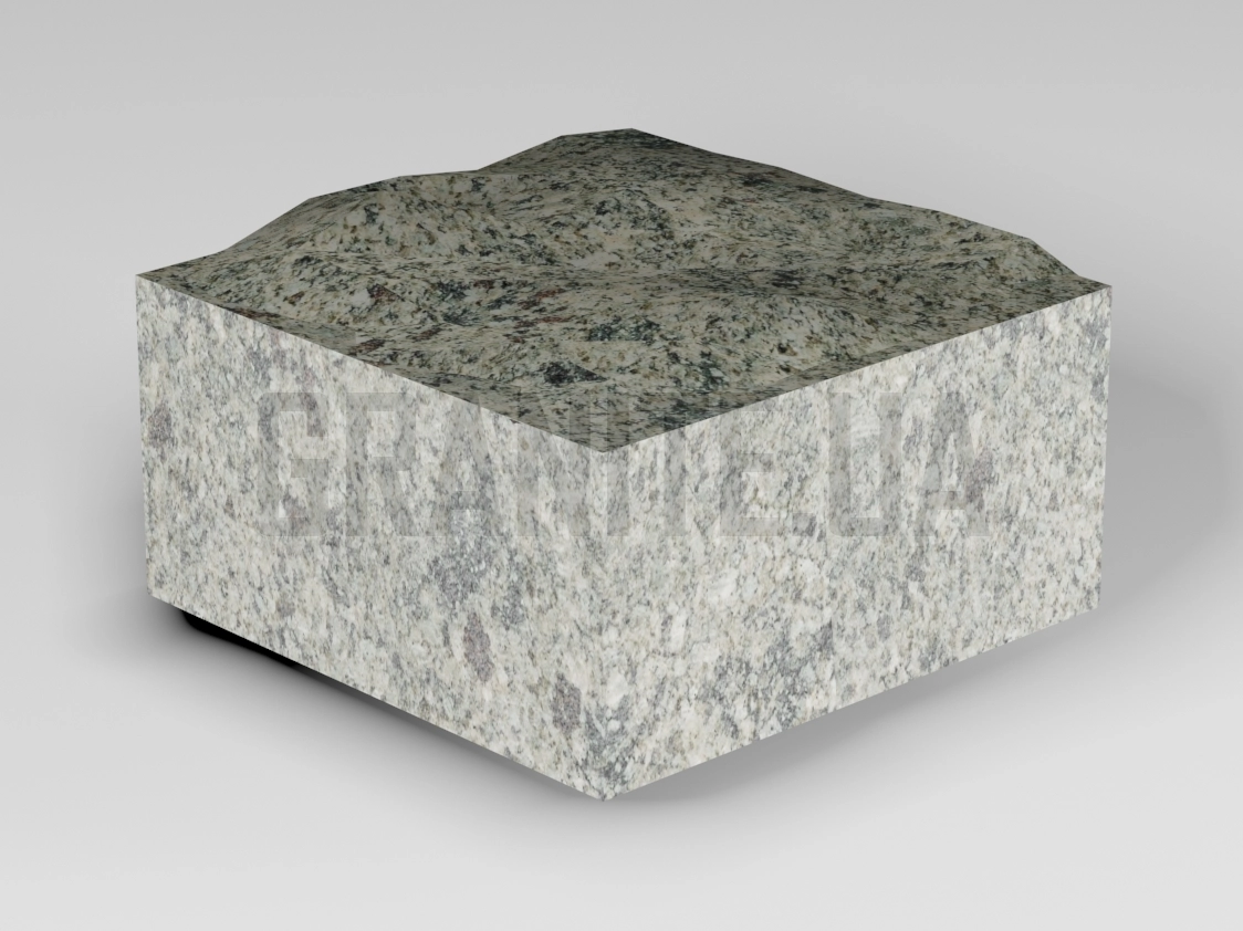 Bruschatka-iz-Konstantinovskogo-granita-100x100x50-pileno-kolotaya-foto Брусчатка из Константиновского гранита 100x100x50 пилено-колотая — изображение 1