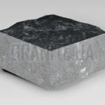Брусчатка из Ковалевского лабрадорита 100x100x50 пилено-колотая