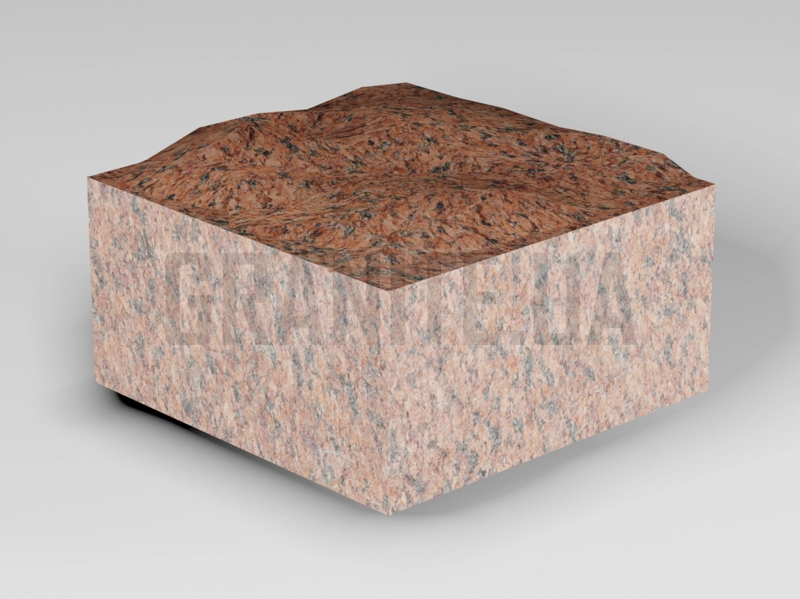 Bruschatka-iz-Leznikovskogo-granita-100x100x50-pileno-kolotaya-foto Брусчатка из Лезниковского гранита 100x100x50 пилено-колотая — изображение 1