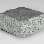 Брусчатка из Покостовского гранита 100x100x50 колотая