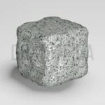 Брусчатка из Покостовского гранита 50x50x50 галтованная