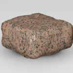 Брусчатка из Симоновского гранита 100x100x50 галтованная
