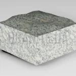 Брусчатка из Симоновского серого гранита 100x100x50 пилено-колотая