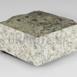 Брусчатка из Софиевского гранита 100x100x50 пилено-колотая