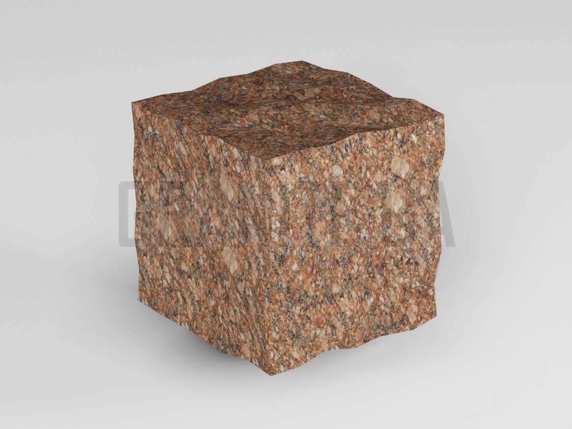 Bruschatka-iz-Tokovskogo-granita-50x50x50-kolotaya-foto Брусчатка из Токовского гранита 50x50x50 колотая — изображение 1