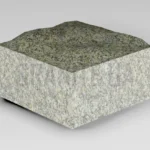 Брусчатка из Янцевского гранита 100x100x50 пилено-колотая