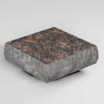 Брусчатка из Жадановского гранита 100x100x30 пилено-колотая термообработанная