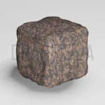 Брусчатка из Жадановского гранита 50x50x50 галтованная