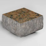Брусчатка из Жадковского (Корецкого) гранита 100x100x50 пилено-колотая термообработанная
