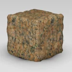 Брусчатка из Жадковского (Корецкого) гранита 150x150x150 галтованная