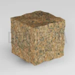 Брусчатка из Жадковского (Корецкого) гранита 50x50x50 колотая