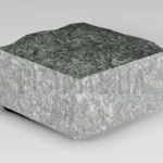 Брусчатка из Жежелевского гранита 100x100x50 пилено-колотая