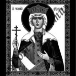 Ручная и машинная граверовка икон на граните - ИКН003