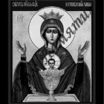 Ручная и машинная граверовка икон на граните - ИКН049