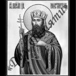 Ручная и машинная граверовка икон на граните - ИКН069