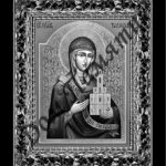 Ручная и машинная граверовка икон на граните - ИКН073