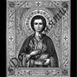 Ручная и машинная граверовка икон на граните - ИКН076