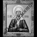 Ручная и машинная граверовка икон на граните - ИКН078