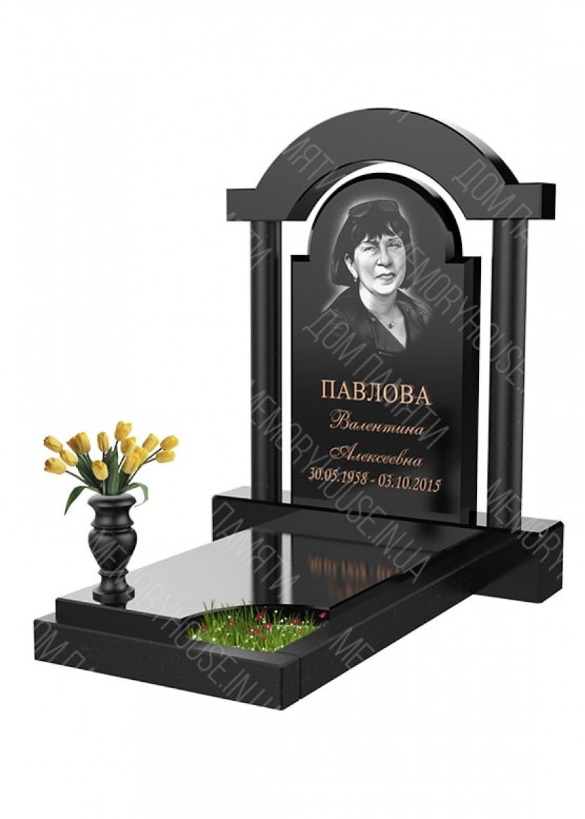 KOL009-833x1165 Модель памятника с аркой из гранита - КОЛ009 — изображение 1