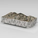Плитка из Юрьевского гранита 400x200x50 колотая