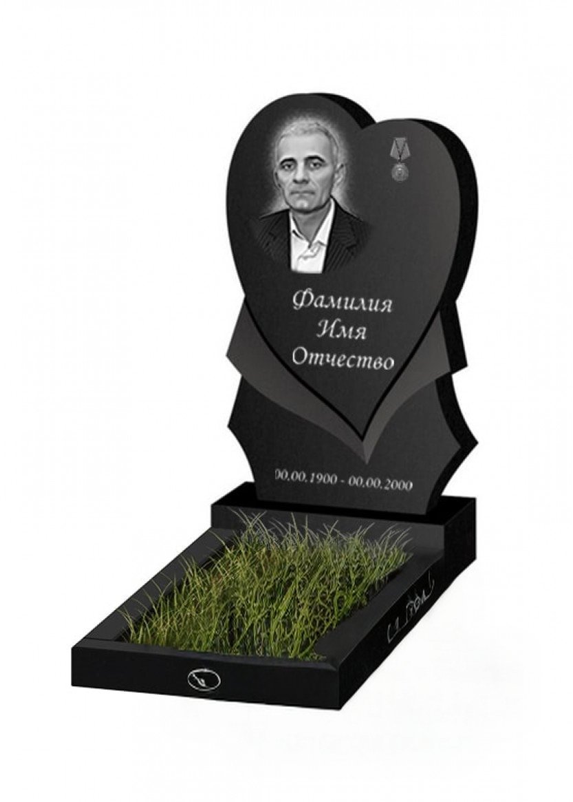 VERT036-833x1165 Вертикальная модель памятника из гранита - ВЕРТ036 — изображение 1