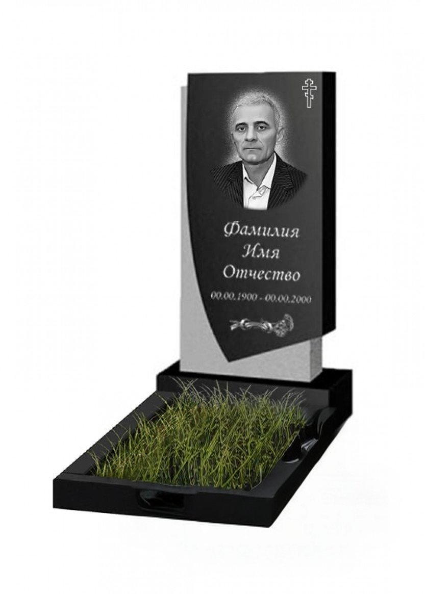 VERT104-833x1165 Вертикальная модель памятника из гранита - ВЕРТ104 — изображение 1