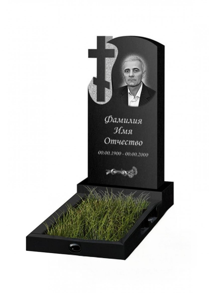 VERT108-833x1165 Вертикальная модель памятника из гранита - ВЕРТ108 — изображение 1