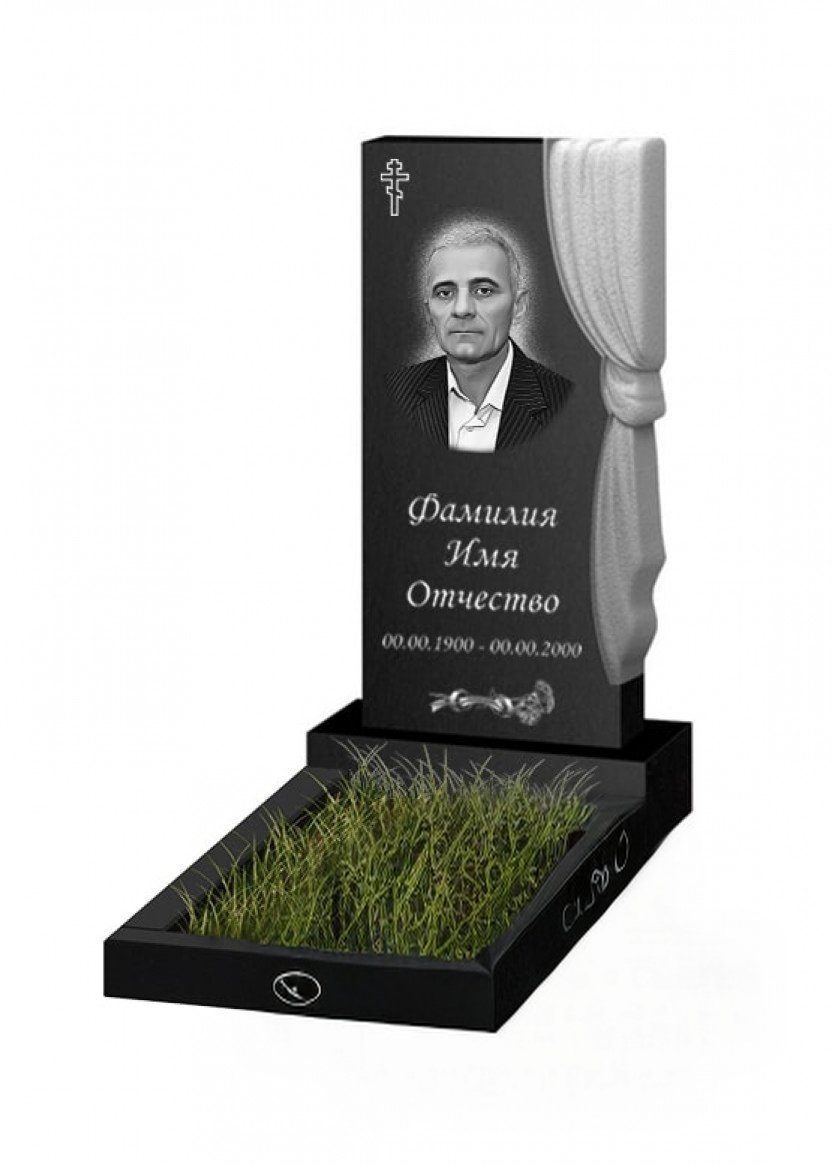 VERT142-833x1165 Вертикальная модель памятника из гранита - ВЕРТ142 — изображение 1