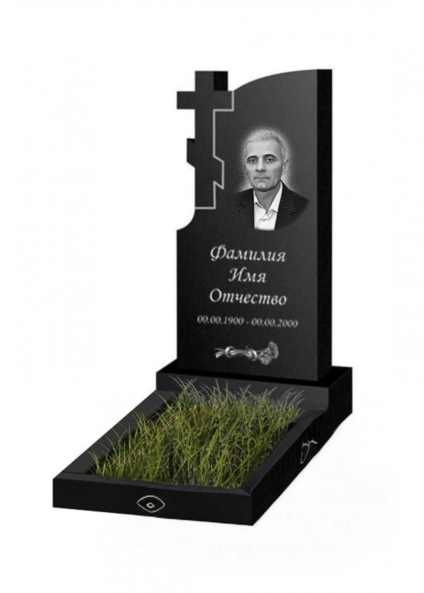 VERT180-833x1165 Вертикальная модель памятника из гранита - ВЕРТ180 — изображение 1
