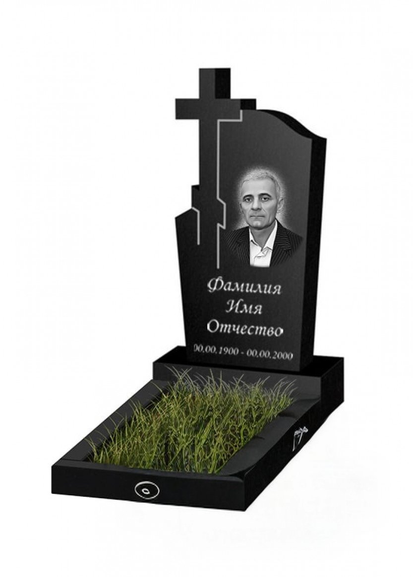 VERT181-833x1165 Вертикальная модель памятника из гранита - ВЕРТ181 — изображение 1
