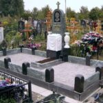 Мраморный цоколь на могилу №81-006